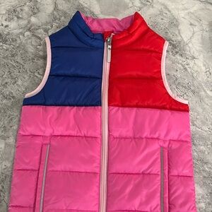 Hanna Andersson Girls Puffer Vest - Size 8